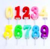 high quality colored birthday cake number candle